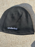 Branded Waffle Knit Satin-Lined Skull Cap