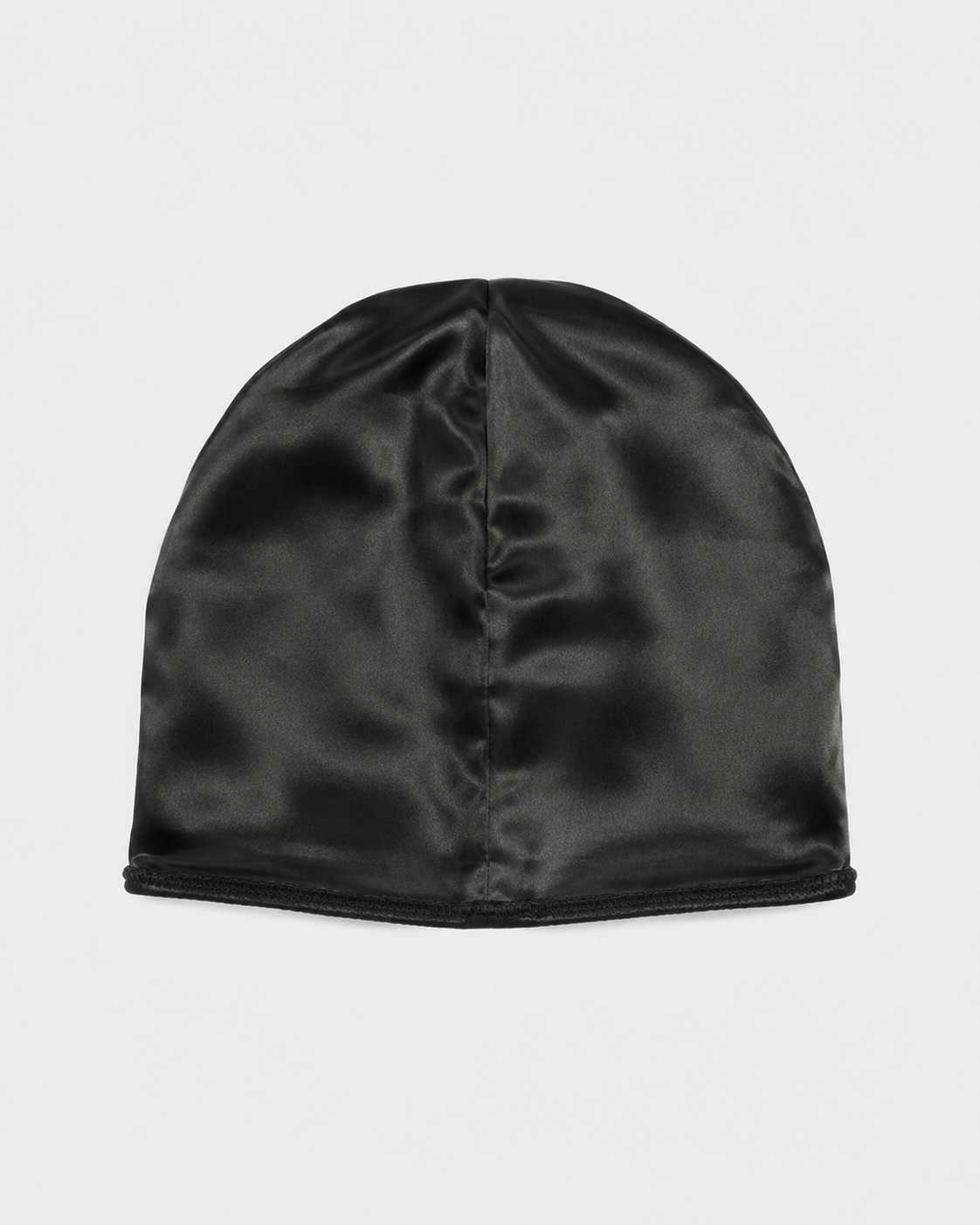 Waffle Knit Satin-Lined Skull Cap