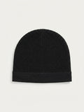 Waffle Knit Satin-Lined Skull Cap